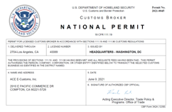 CBP Customs Broker National Permit